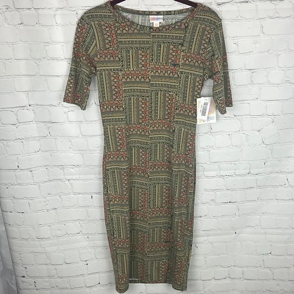 LuLaRoe Julia Dress Size XXS NWT